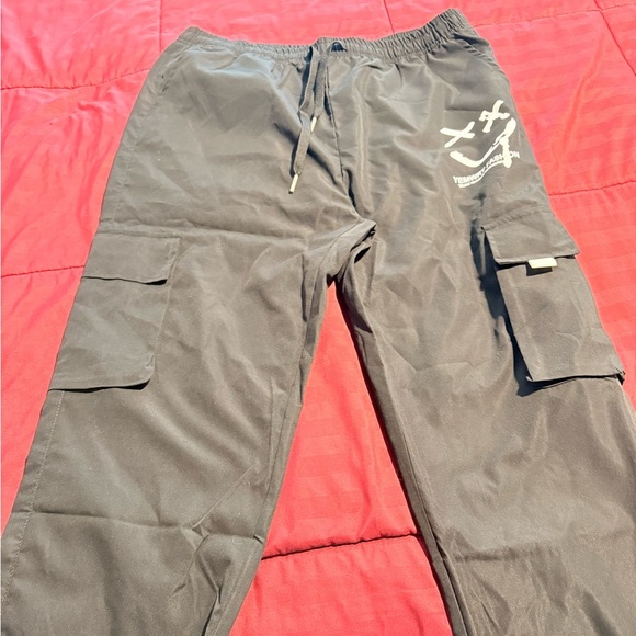 Men's Casual Print Side Pocket Cargo Pants - Picture 1 of 6